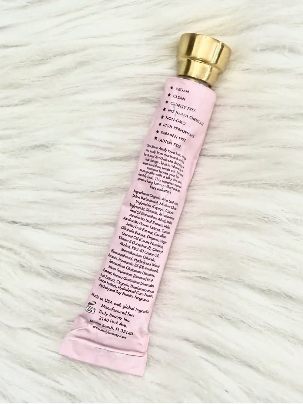 TRULY Unicorn Locks Repair Hair Mask Net Wt 5 oz. / 150 ml New and Sealed Vegan